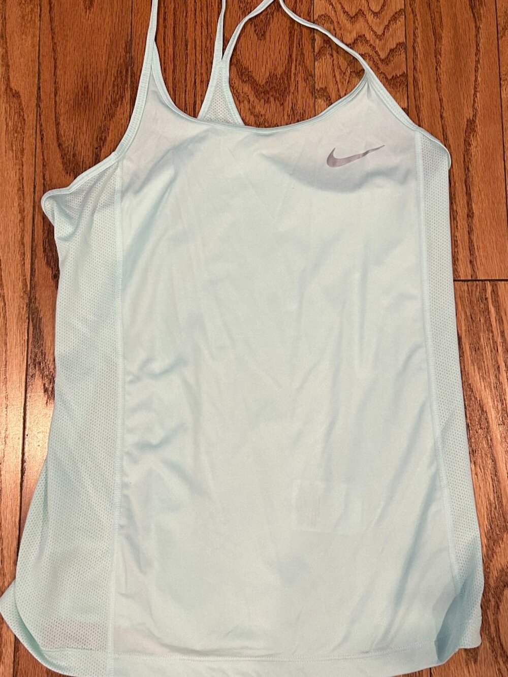 NIKE Light Blue Dri-FIT Workout Tank Top Racerback Size S